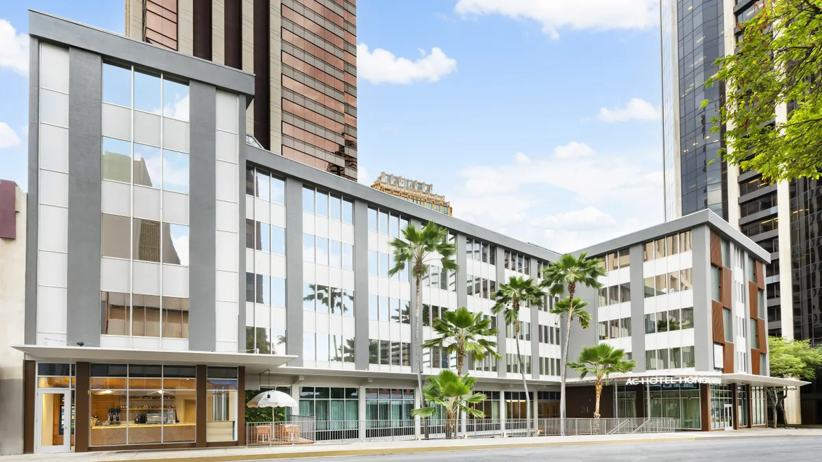 The exterior of the AC Hotel by Marriott Honolulu