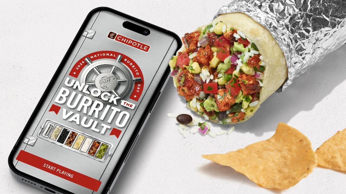 Chipotle Burrito Vault game for 2024 National Burrito Day