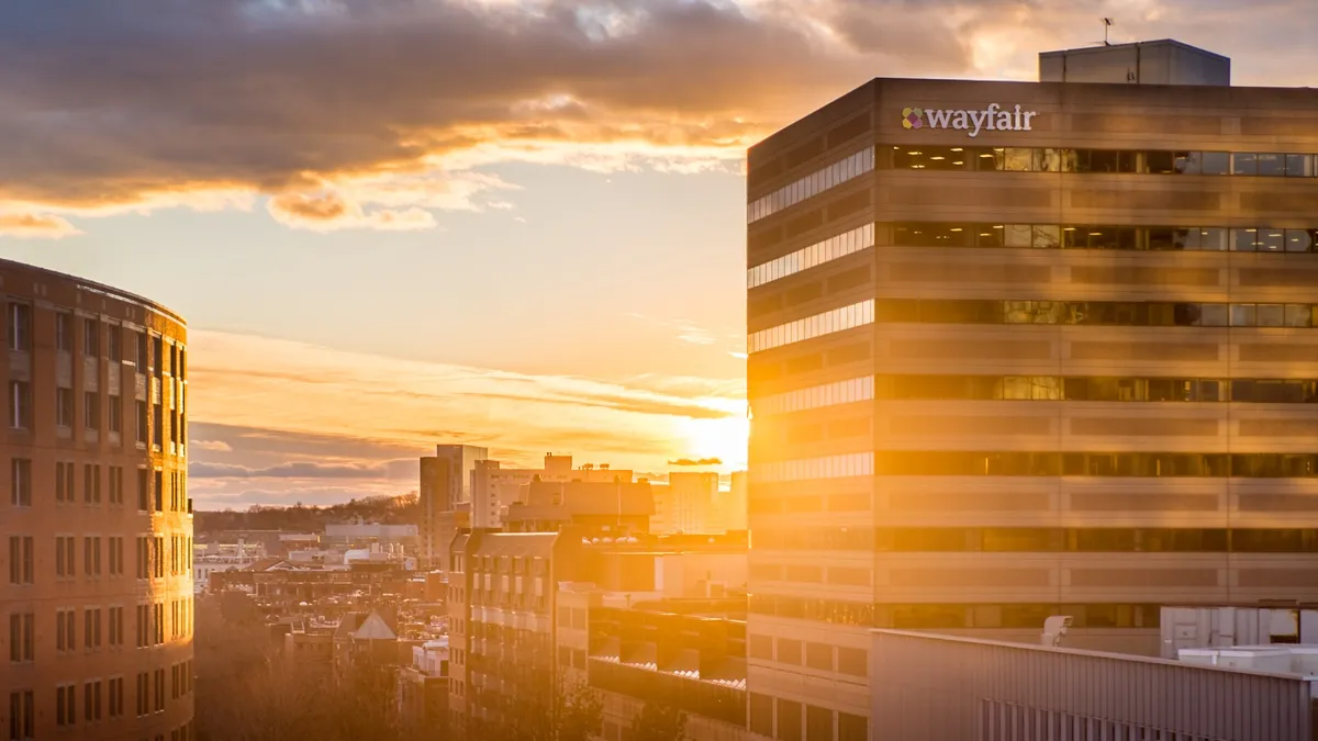 Wayfair headquarters in Boston.