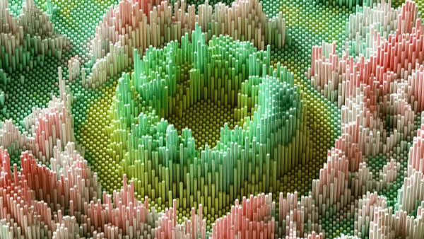 AI circular 3D graph