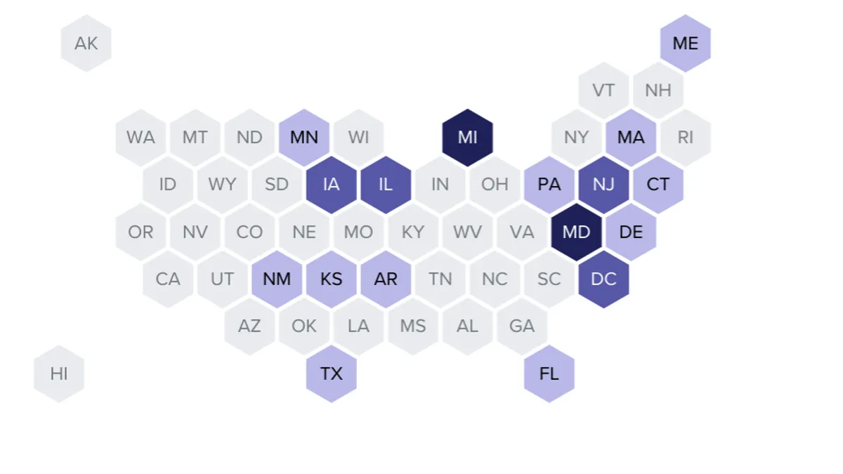 Coronavirus restaurant aid by state