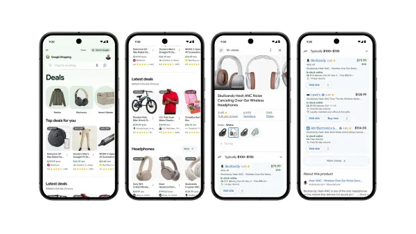 Google Shopping on smartphones