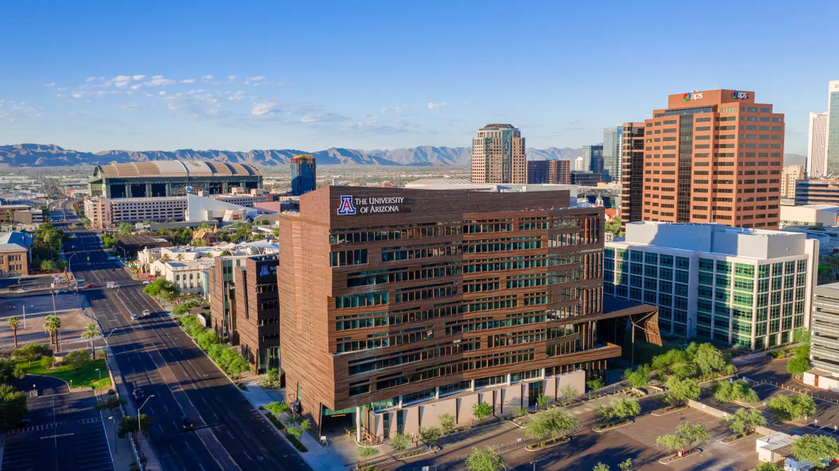 View of the University of Arizona