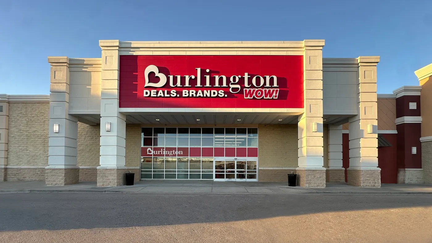 The exterior of a refreshed Burlington store