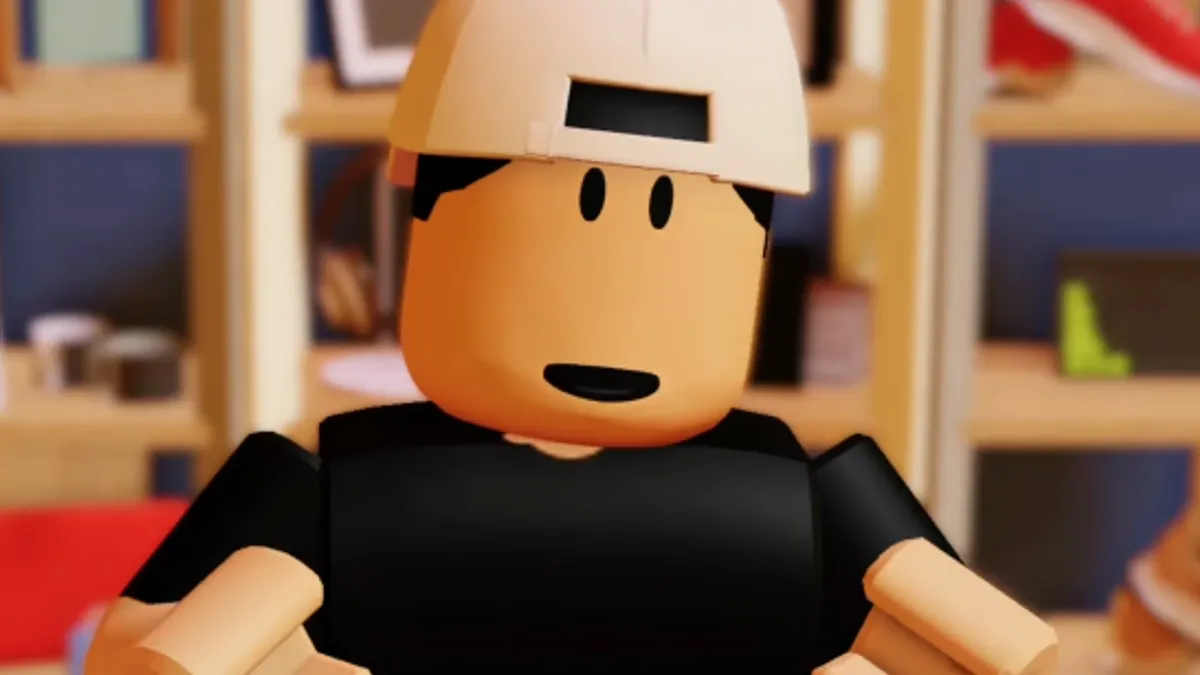 Shopify President Harley Finkelstein appears as a digital avatar to promote the e-commerce company's partnership with Roblox.