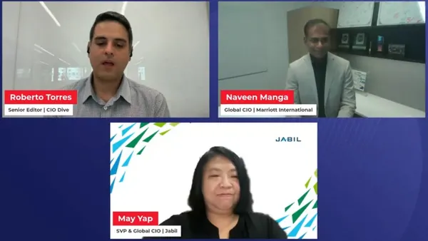 A CIO Dive virtual event on May 6, 2026, explored how AI is reshaping the enterprise.