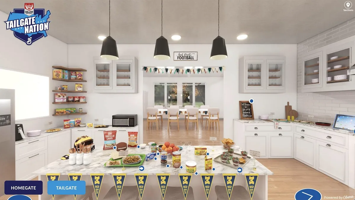 General Mills and Meijer's virtual tailgate experience