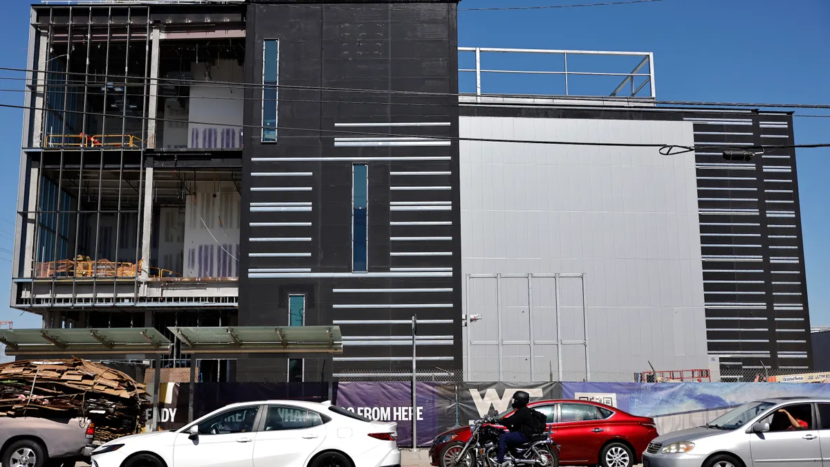 data center under construction in Vernon, California