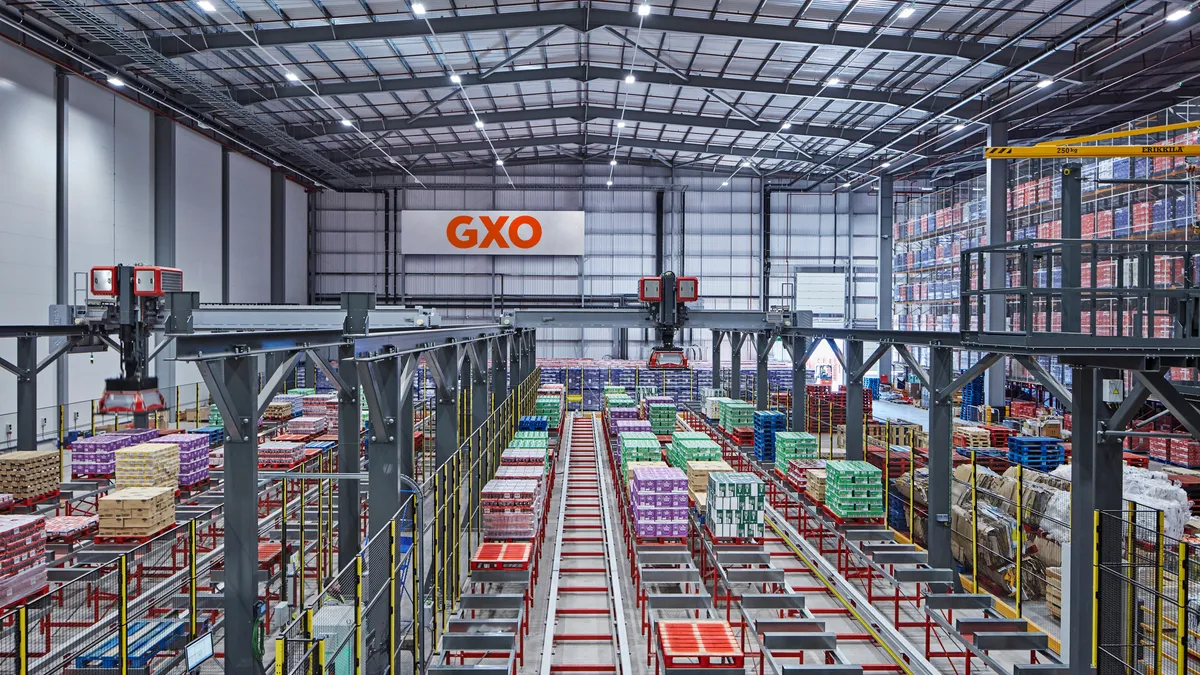 A GXO warehouse facility.