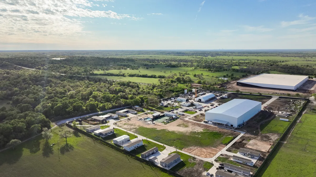 Elon Musk's Snailbrook community under construction on March 13, 2023 in Bastrop County, Texas.