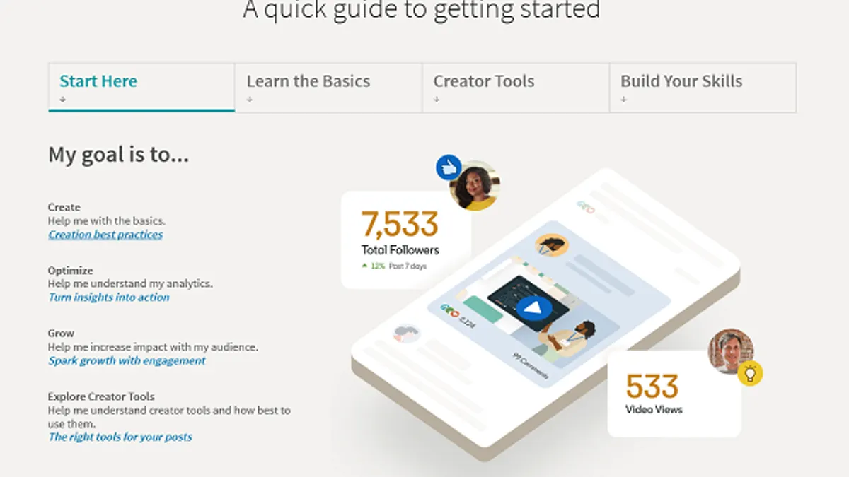 LinkedIn creator tips