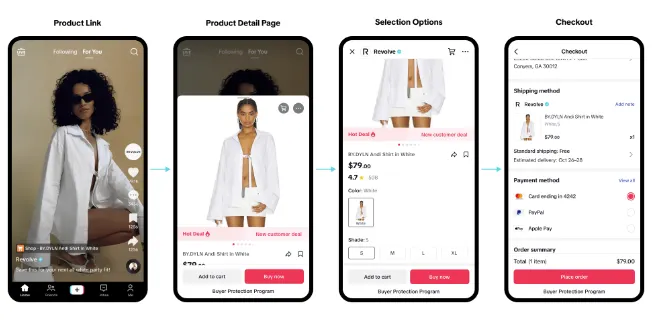 TikTok shop example