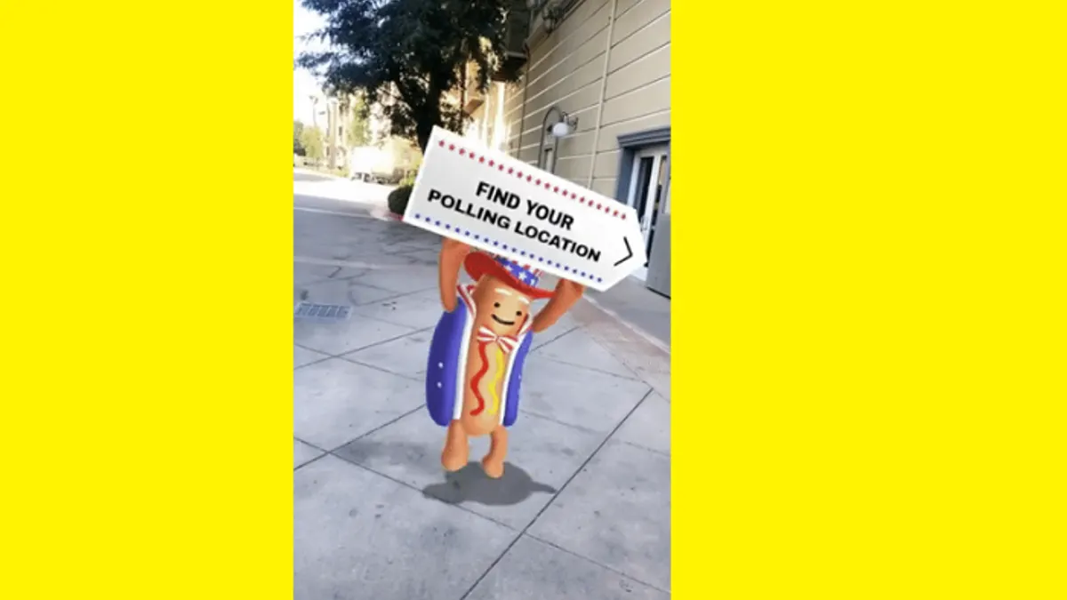 Snapchat Dancing Hotdog