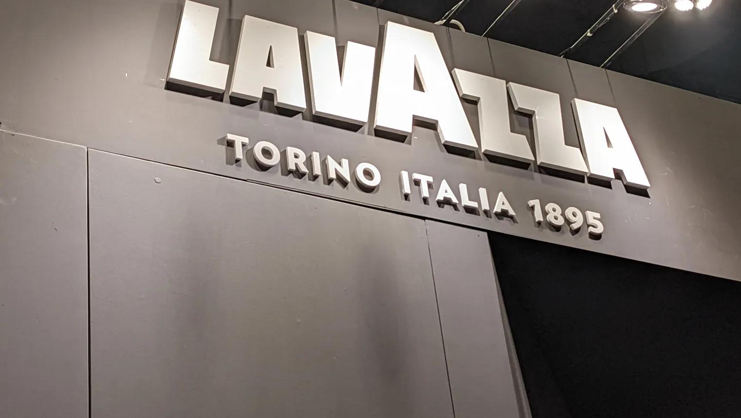 Lavazza sign at National Restaurant Association Show