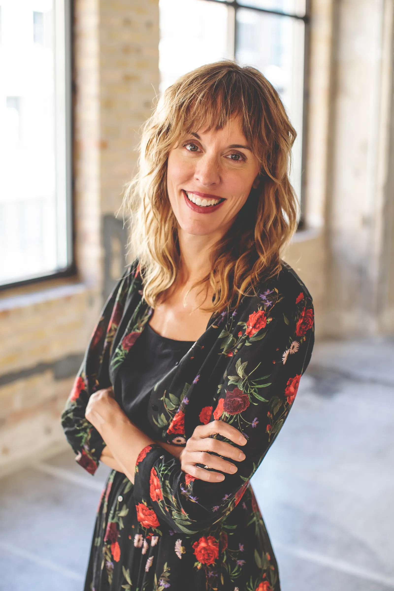 A headshot of Target Roundel President Sarah Travis