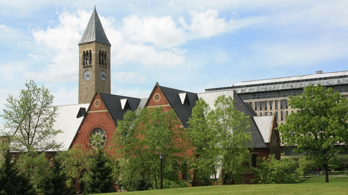 The campus of Cornell University