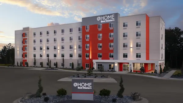 Hotel pictured