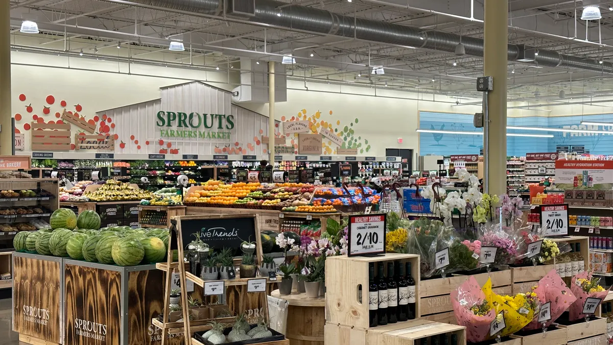 Interior of Manassas, Virginia, Sprouts