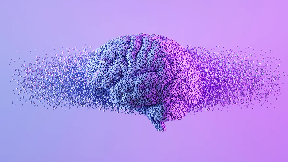 brain on purple AI