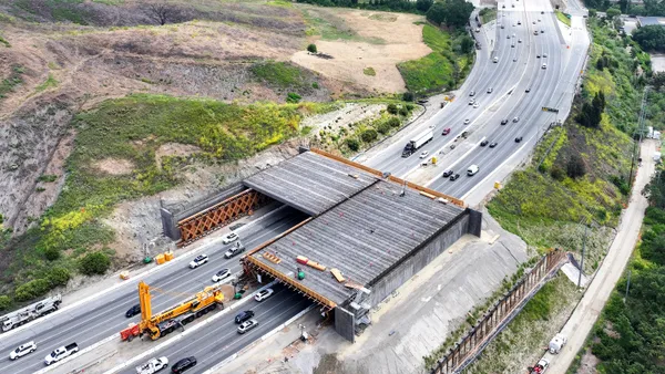 The crossing outside of Los Angeles will provide a safe passage for wildlife