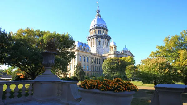 Illinois card fee interchange law litigation retail restaurants