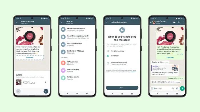 WhatsApp re-engagement messaging