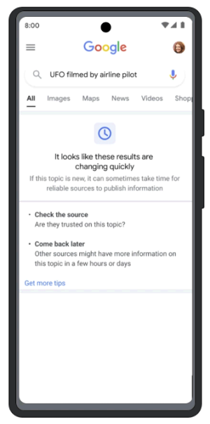 Google evolving news tag