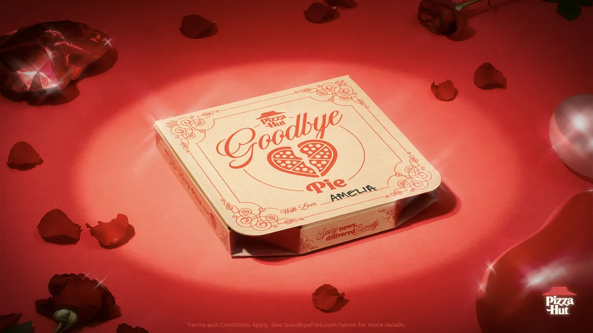 Pizza Hut launches 'Goodbye Pies' ahead of Valentine's Day