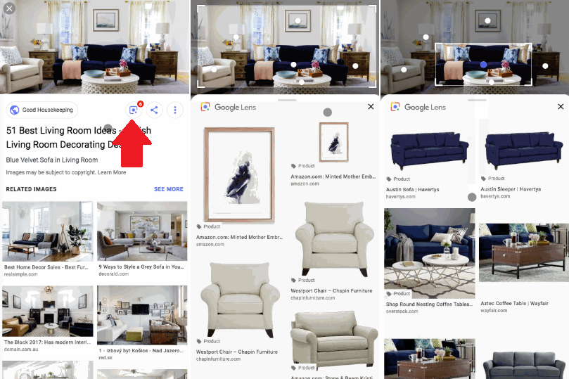Google Lens [screenshots]