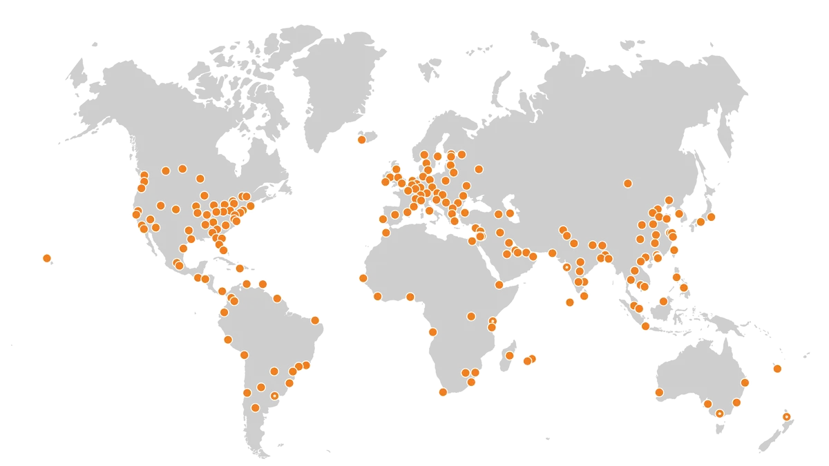 Cloudflare's global network