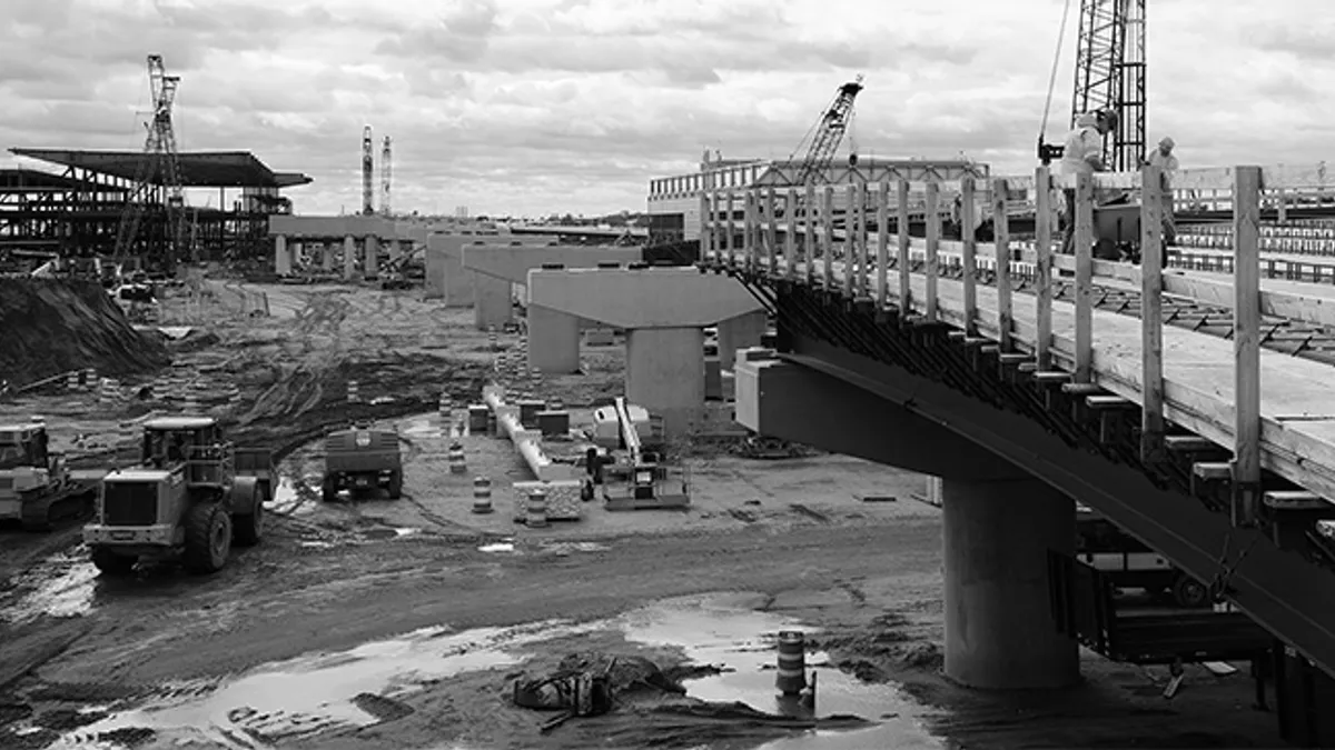 Construction of a bridge