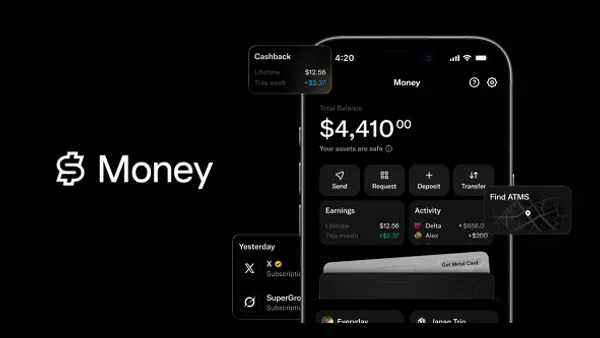 X Money header