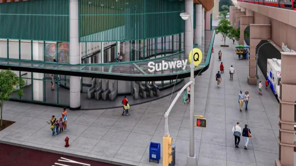 Rendering of the 125th Street Station entrance