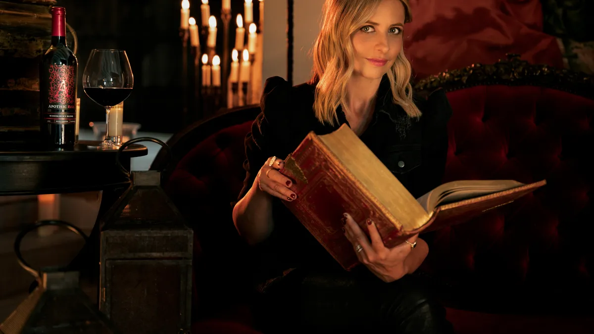 Wine brand Apothic taps Sarah Michelle Gellar for virtual Halloween event