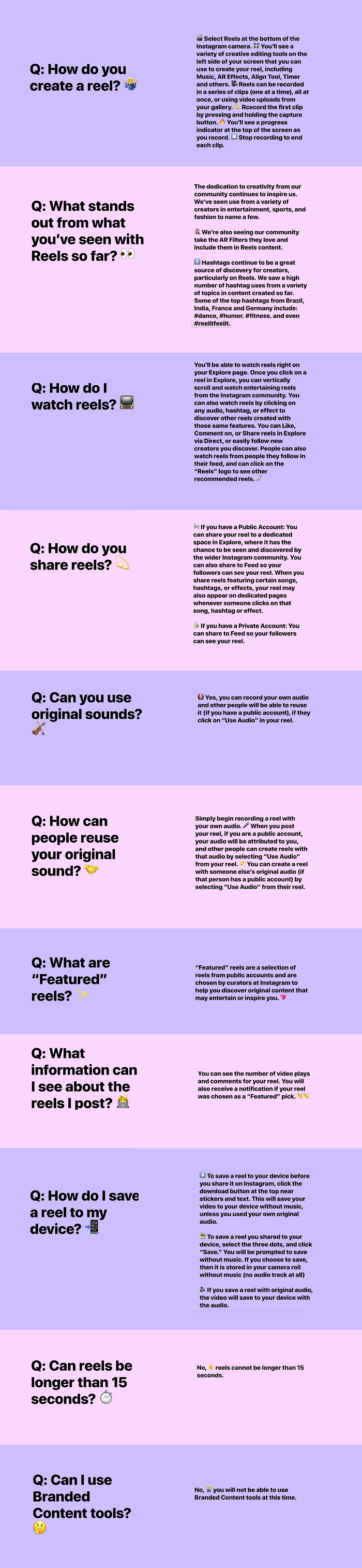 Instagram Reels Q and A