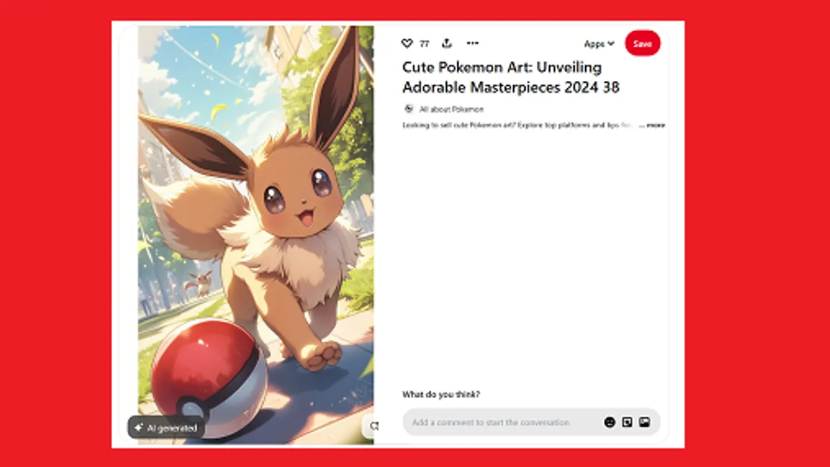 Pinterest AI tags