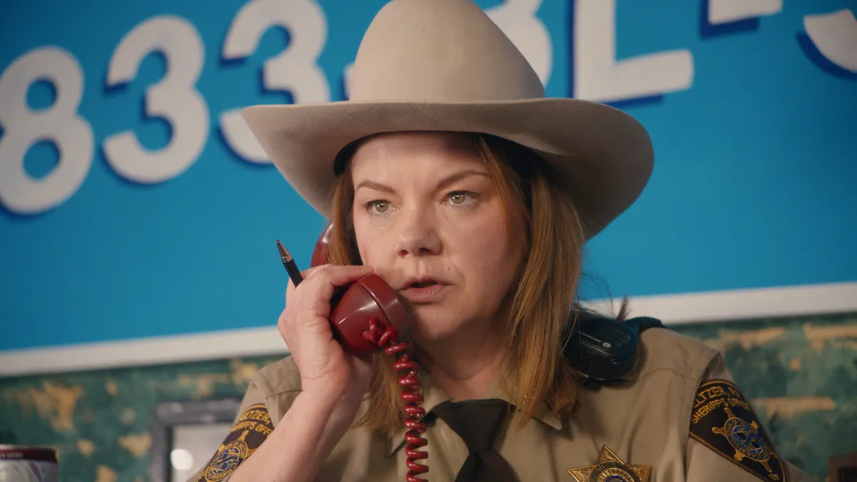 A still from Bud Light's "Sheriff" spot promoting Bud Light Seltzer