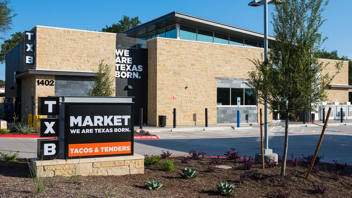 A photo of the exterior of a TXB location.