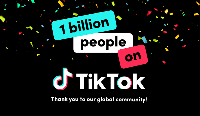 TikTok billion user milestone