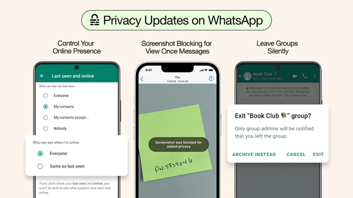 WhatsApp updates
