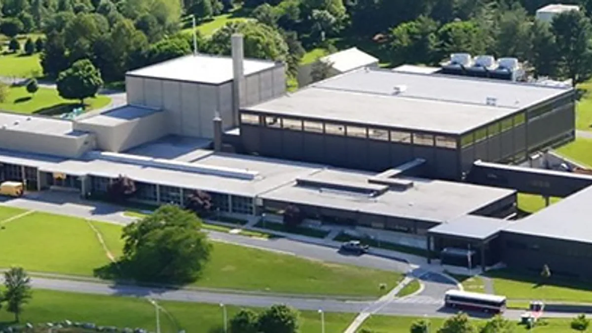 The research reactor of the National Institute of Standards and Technology in Gaithersburg, Maryland.