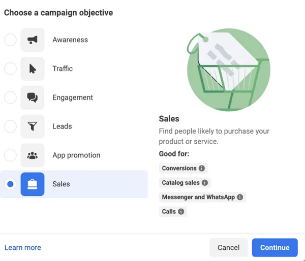 Meta Advantage+ campaign set-up