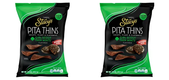 Stacy's Pita Chips inspired by Girl Scout cookie Thin Mints.