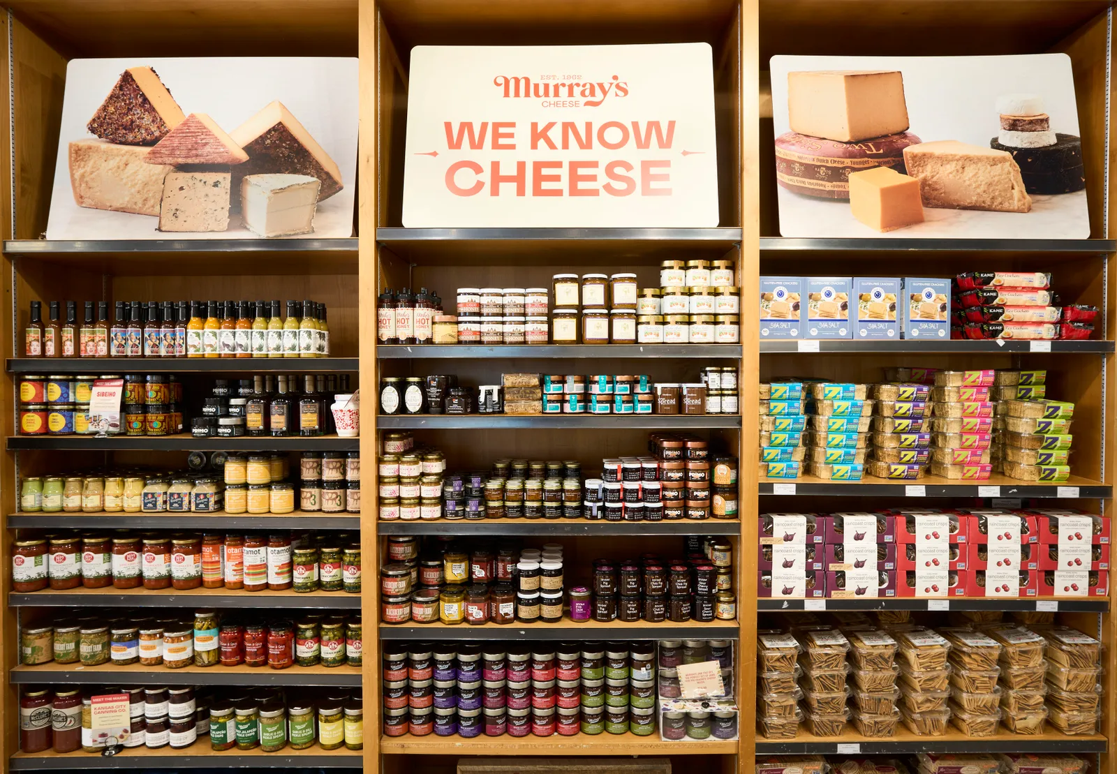 Bleeker Street Murray's Cheese shop in New York City