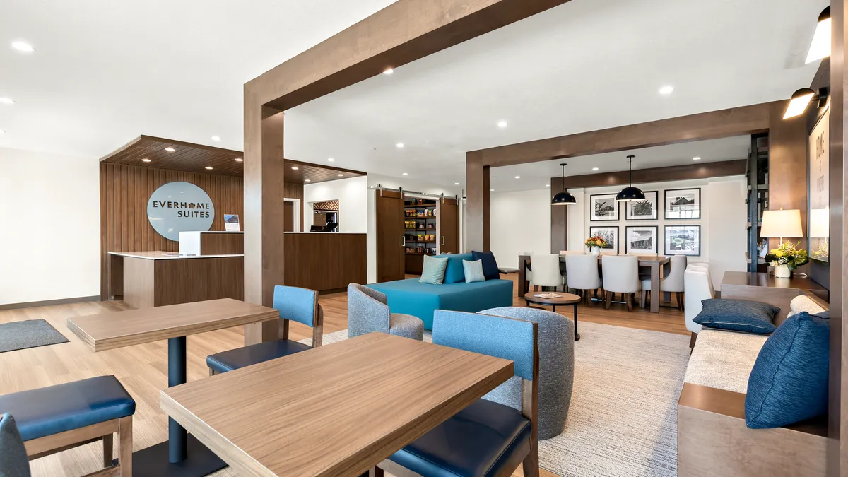 Choice Hotels opened the third Everhome Suites hotel in Nampa, Idaho, debuting the brand standard prototype.