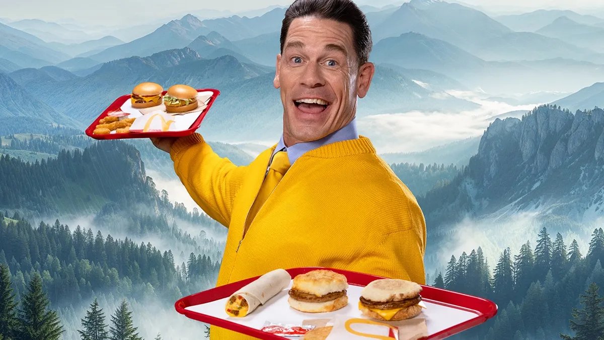 John Cena in a McDonald's ad