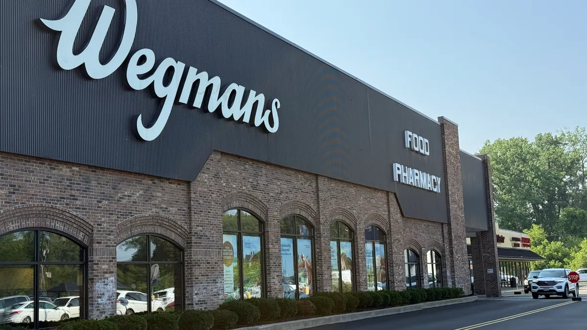 Exterior of a grocery store.