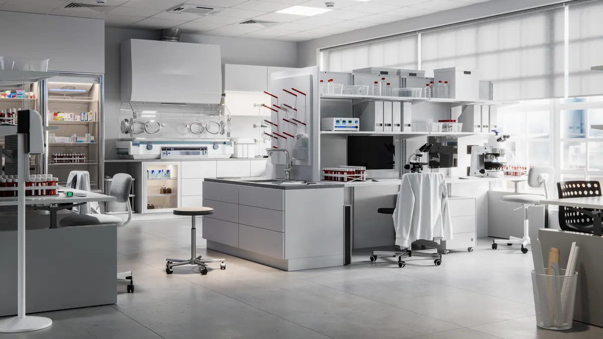 An empty laboratory