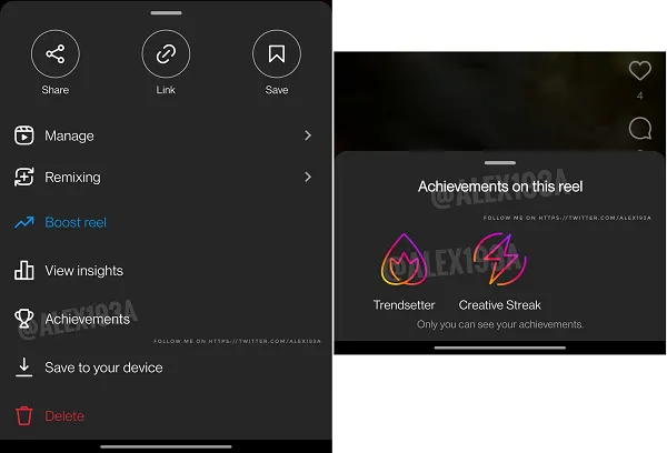 Instagram Reels Achievements