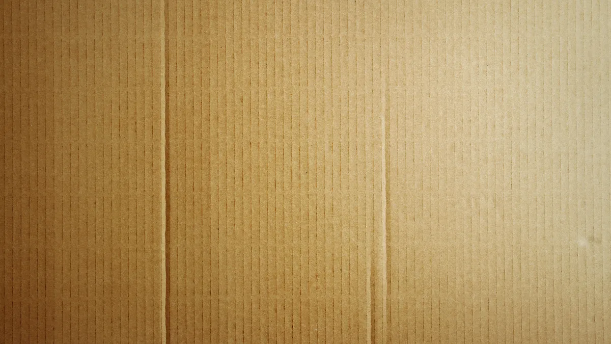 Close-up of cardboard box